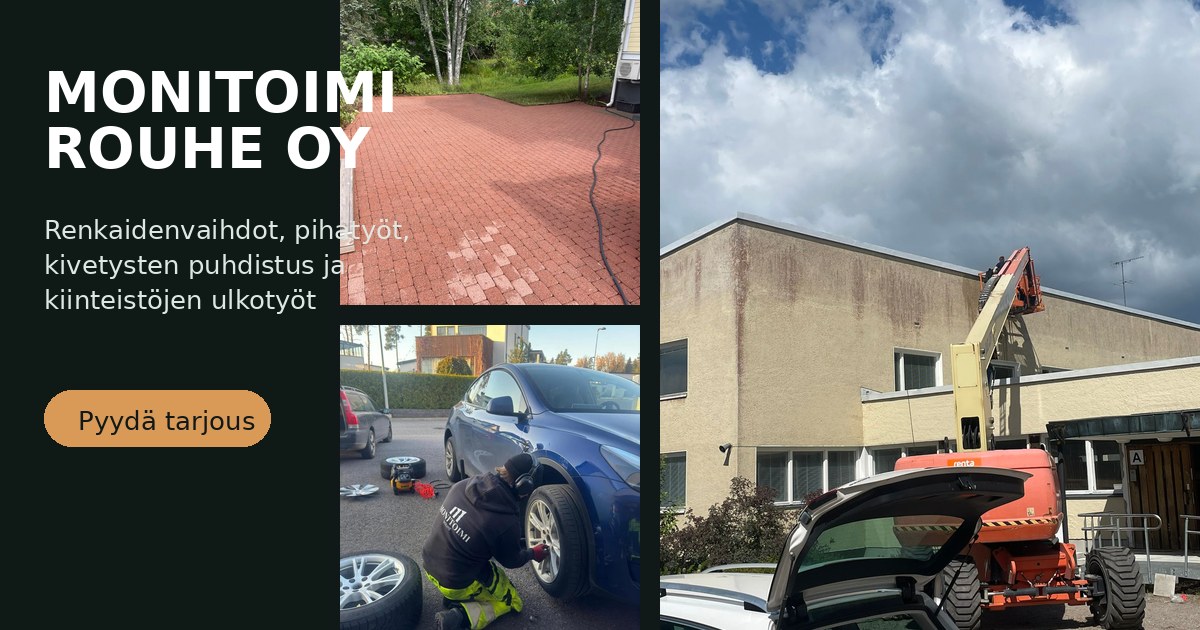 Monitoimi Rouhe Website project preview